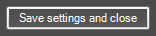 15. Save settings and close