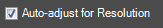 7. Auto-adjust